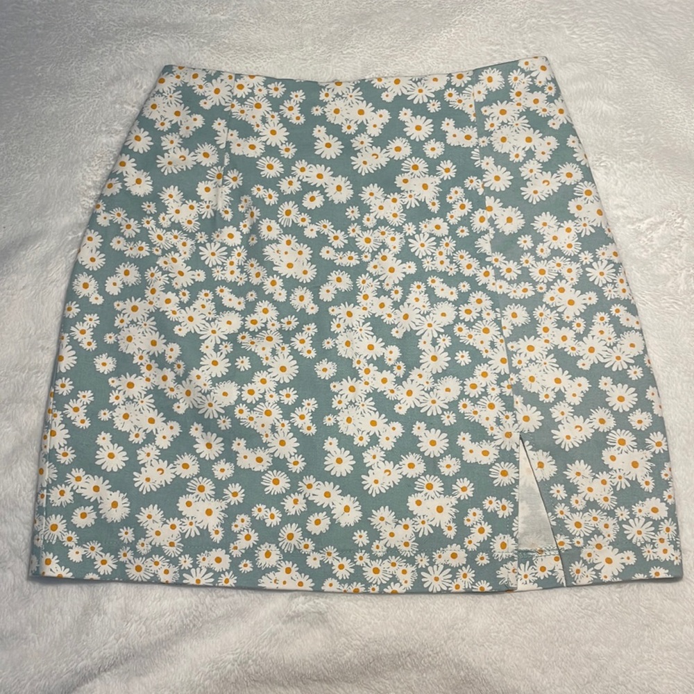 Wild Fable High-Rise Side Slit Mini Skirt